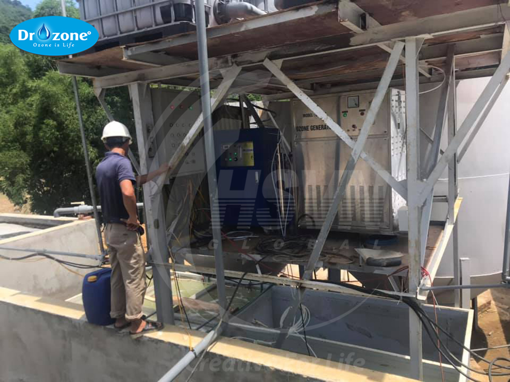 Ozone xử lý nước thải tại nhà máy sản xuất giấy Kim Việt - Thanh Hóa